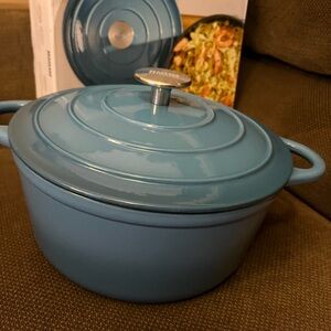 Le Creuset Blue Cast Iron Dutch Oven